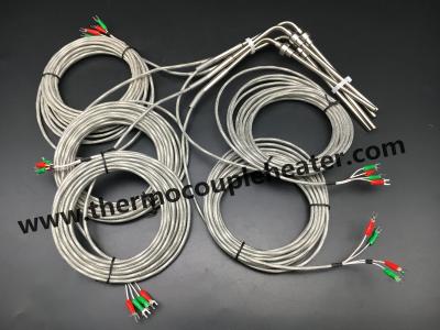 China Exhaust Gas Temperature Sensor Thermocouple Type K Duplex 4 Wire for sale