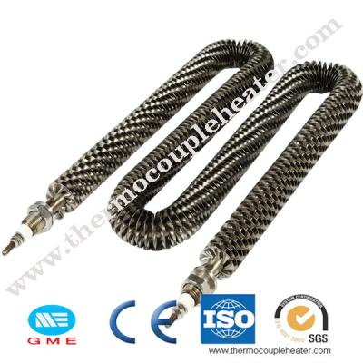 China 6mm 15kw U Type Tubular Finned Air Heater 750w Finned Heating Element for sale