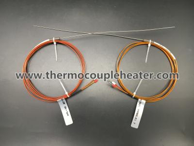 中国 Kaptonの鉛ケーブルが付いている熱いランナーのノズルの熱電対のタイプJ 販売のため
