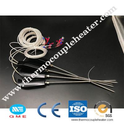 China Handle Type RTD Temperature Sensor With Sharp Point And Bakelite Handle for sale
