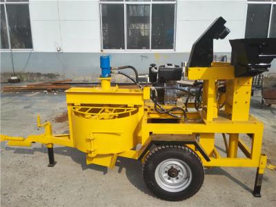 China M7MI hydraform brick making machine for making stabilized clay interlocking bricks with diesel engine for sale