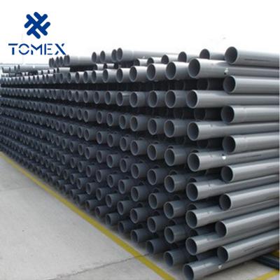 China 2021 hot sale PVC pipe grey color at manufacture price for water supply for sale