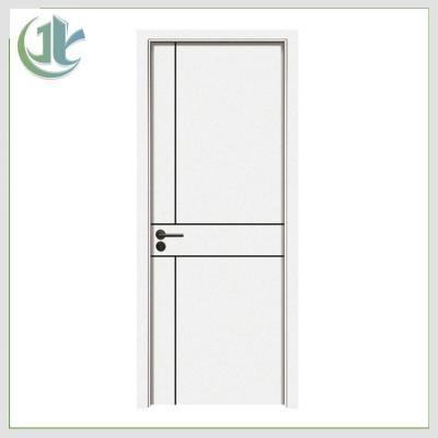 China Noise Reduction WPC Door With Frame , Hollow Core Bedroom Door 2100mm Length for sale