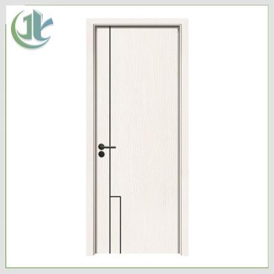 China Plastic Interior WPC Hollow Door Heat Insulation Eco Friendly Hotel Use for sale