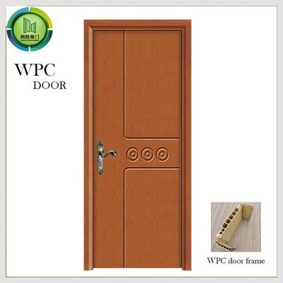 Chine La porte principale de plaine écologique de WPC, ISO9001 a certifié la porte simple de chambre à coucher à vendre