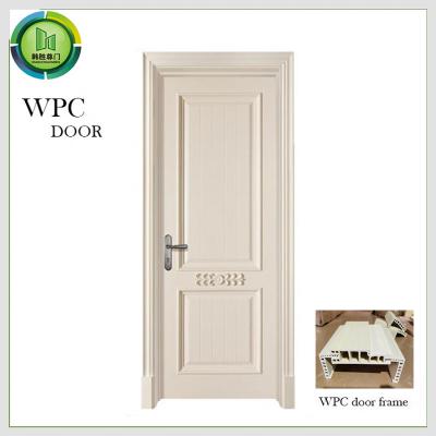 China Soundproof Painting WPC Wood Doors Upvc anti Moisture Apartment Use for sale