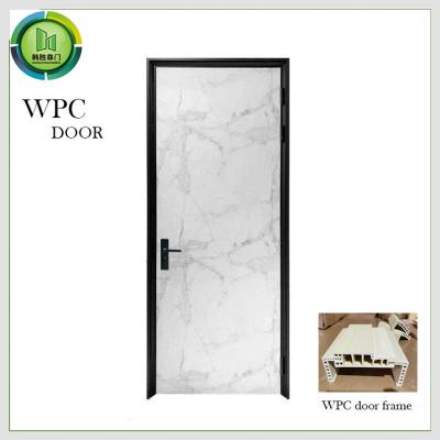 China Waterproof WPC White Wooden Door Solid Oak Internal Anti Formaldehyde for sale