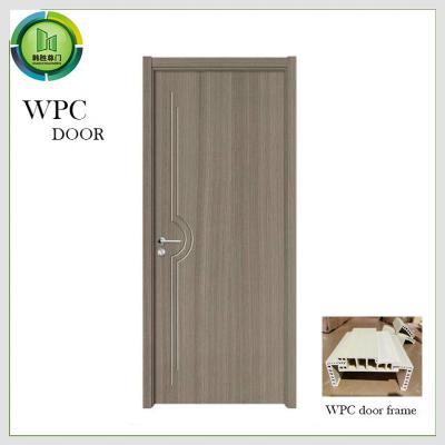中国 WPCの固体中心の内部ドア、木製のパネル・ドア600mmの幅 販売のため