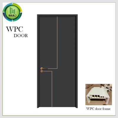 China Estratificação de madeira da porta da proteção ambiental WPC para o apartamento à venda