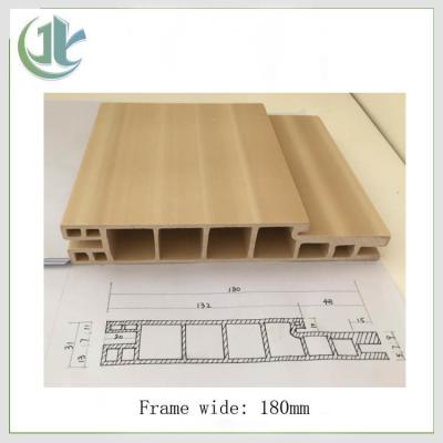 China Uso clasificado del cuarto de baño de WPC de puerta del fuego retardatario compuesto de madera del marco en venta