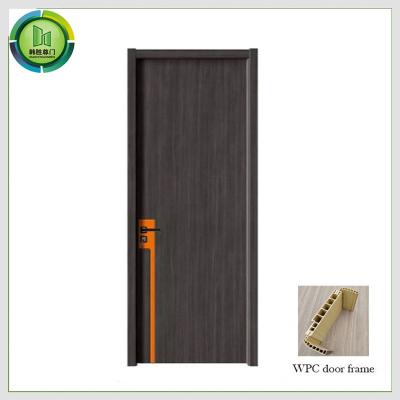China WPC UPVC Front Doors compuesto, puertas internas impermeables del cuarto de baño en venta