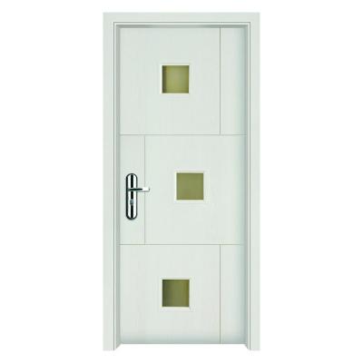 China Juye WPC Glass Door Waterproof Internal Glass Doors for Homes and Commercial Spaces Te koop