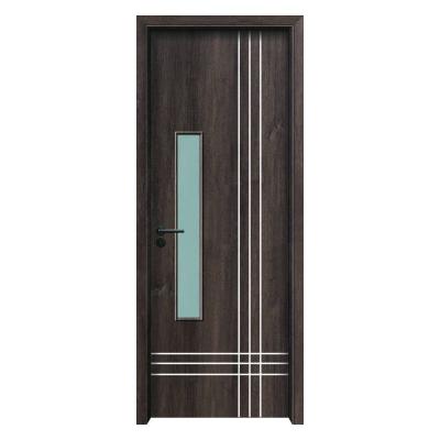 China WPC Glass Door for Contemporary and Durable Fire Resistant Design for sale