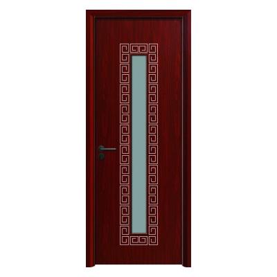 China Waterproof and Stylish Internal Door WPC Glass Door for Your Home Upgrade Juye WPC Door à venda