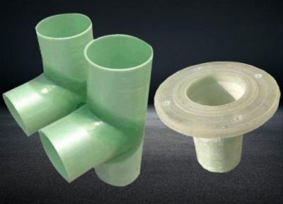 China Los accesorios T de la fibra de vidrio de la prueba del tiempo forman el reborde para el drenaje del agua en venta