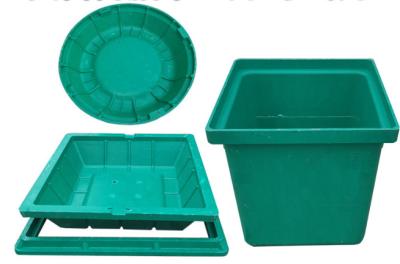 China High Strength Fiberglass Storage Containers And Cover 25mm Thickness for sale