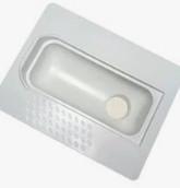 중국 세척되도록 쉬운 하얀 FRP 성형 제품 섬유 유리 화장실 스쿼트 변소 구멍 판매용