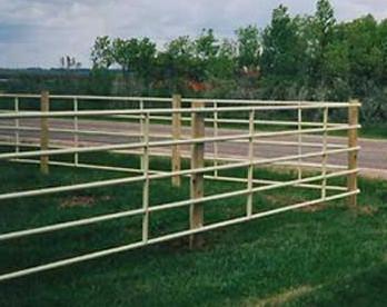 China UV Resistant Fiberglass Pipe Fence 6 Foot Lightweight Easy To Install for sale