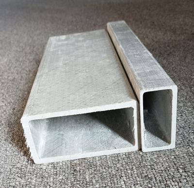 China Fiberglass Square Tube FRP Pultrusion Profiles Pultruded Tube for sale