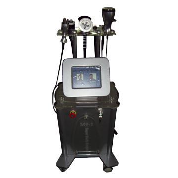 China Cavitation Vacuum Slimming Machines, Tripolar / Bipolar Rf Body Slim Machine With Cold Lights for sale