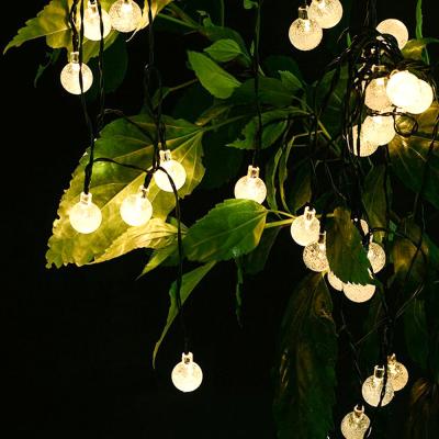 China Durable and colorful 200 Lamp Beads Waterproof Holiday Solar bubble String Lighting à venda