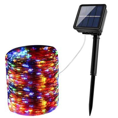 China 10 Meters Outdoor Decoration 2 Light Modes Solar String Lights For Christmas Holiday Te koop