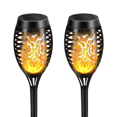 China OEM IP65 Led Solar Flickering Flame Torch Lights Outdoor Landscape Courtyard Garden Decoration Lamp Balcony Dancing Party Lights à venda