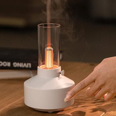 China Retro Aroma Diffuser with Essential Oil Set 150ml Portable USB Air Humidifier LED Night Light Waterless Auto Cut-Off for bedroom for sale