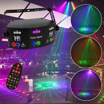 China Professional Disco Lights for Party 15 eyes LED Laser divergence moving beam lamp RGB Laser Stage LED Strobe Lightings for sale
