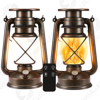 China LED Solar Outdoor Rechargeable Waterproof Rustic Pendant Light Retro Wind Lamp For Garden Patio Deck Home Decor for sale