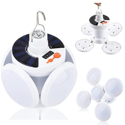 중국 Remote Control Folding Football Light LED Rechargeable Emergency Light Outdoor Solar Camping Home Night Power Battery 판매용