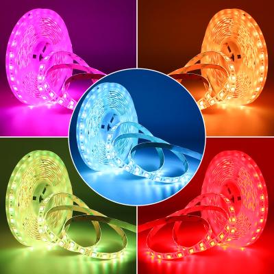 China DC 12V IP65 Waterproof strip lamp RGB 5050 Flexible LED Strip Light for Decoration for sale