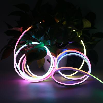 China Led neon strip flexible light 12V RGB digital neon SMD2835 60leds per meter IP68 Pixel out door wall light decoration for sale