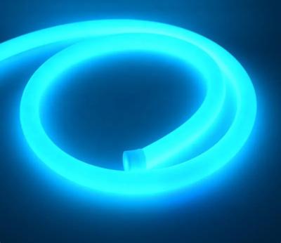 China 22 mm 360 degree round flex led neon strip light ip67 waterproof outdoor lighting zu verkaufen