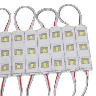 Cina China Factory DC 12V 1.2W SMD 5730 3 lamps waterproof led modules in vendita