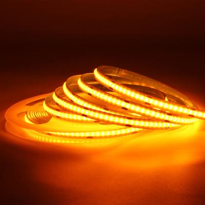 China Wholesale LED 252leds strip lights 12V/24V 8mm Width strip lamp Flexible IP20 Decoration COB Led Strip Light for sale