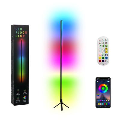 중국 Dream color Home Decoration Floor Lamp Smart Corner Floor Standing Light Remote Control LED RGB Floor Lamp for indoor room 판매용