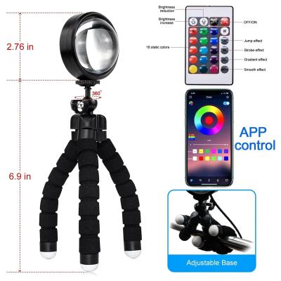 China tripod Smart App Remote Control Rgb Led Sunset Light Projection Lamp for sale