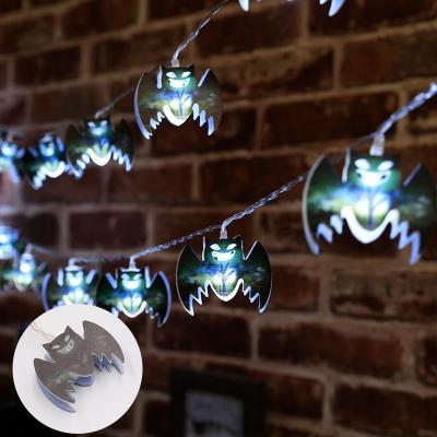 China LED halloween indoor string lights bat lightchain fairy party copper wire string light decorative indoor for sale