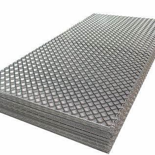 China PE Film Roofing Corrugated Embossed 6061 Aluminum Sheet for sale