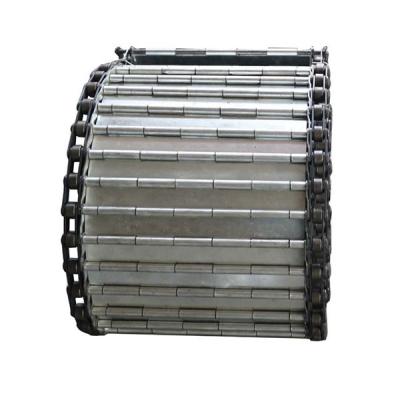 China Perforated Metal Conveyor Belts , Carbon Steel Chain Plate Conveyor Belt for sale