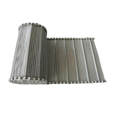 China Galvanized Stainless Steel Spiral Wire Mesh Conveyor Belt Good Air Permeability for sale