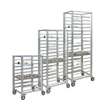 China Zinc plating Cooling Trolley For Bakery Stainless steel stable structure for sale