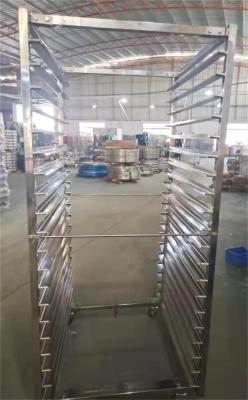 China 16 layers Cooling Rack Trolley Stainless Steel Bakery Trolley for sale