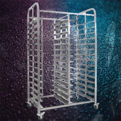 China Stainless Steel Cooling Rack Trolley Stable Structure Bread Cooling Trolley for sale