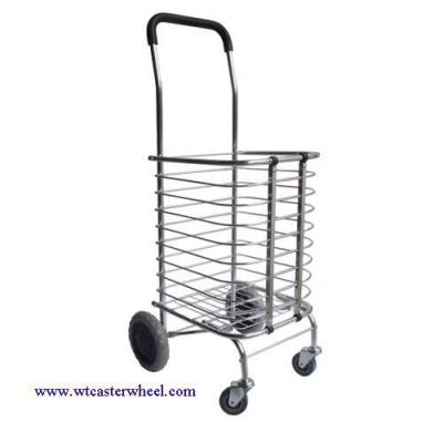 China Shopping cart /Luggage Trolley Aluminium laundry basket cart for sale