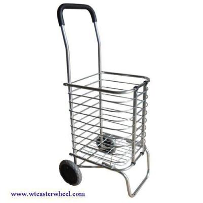 China Shopping cart /Luggage Trolley Aluminium basket shopping cart for sale