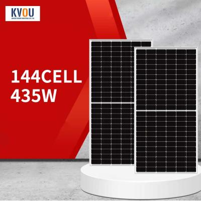 Chine Double production d'électricité dégrossie monocristalline industrielle du panneau solaire 435W à vendre