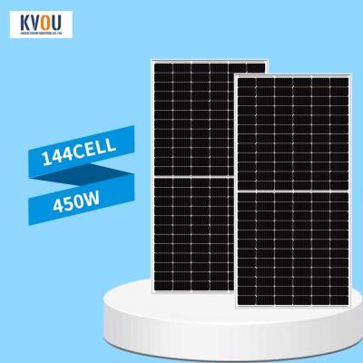 China sistema de energía solar solar monocristalino de la célula IP68 del panel 144 del poder más elevado 450W en venta