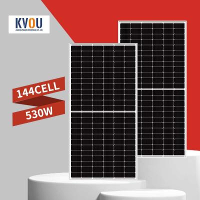 China 530W Solar Panel Renewable Energy 1500 Vdc Mono Crystalline Panel Reliable for sale